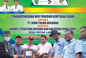 PT BPN Jalin Kemitraan Usaha dengan BumDes dan Koperasi Desa Tepian Langsat