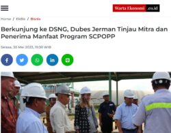 Berkunjung ke DSNG, Dubes Jerman Tinjau Mitra dan Penerima Manfaat Program SCPOPP